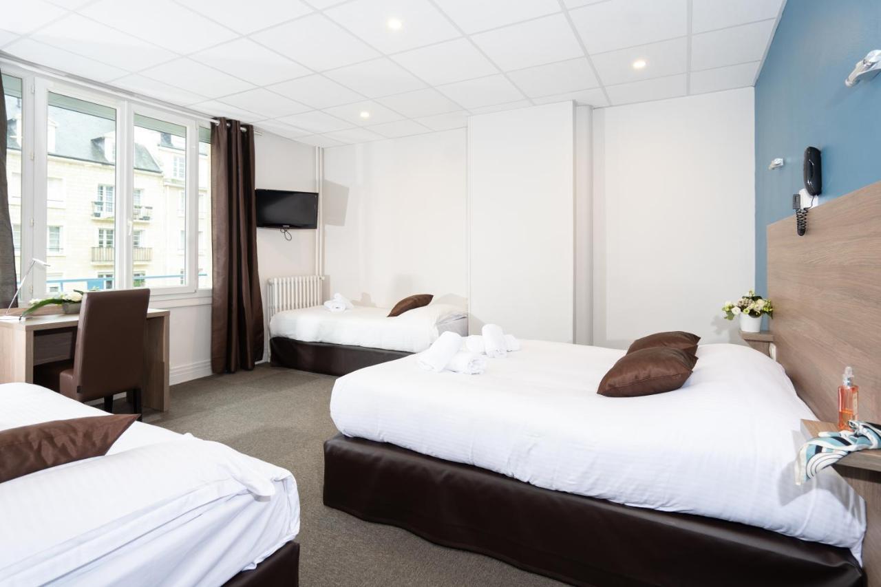 Logis Hotel Du Chateau Caen Bagian luar foto