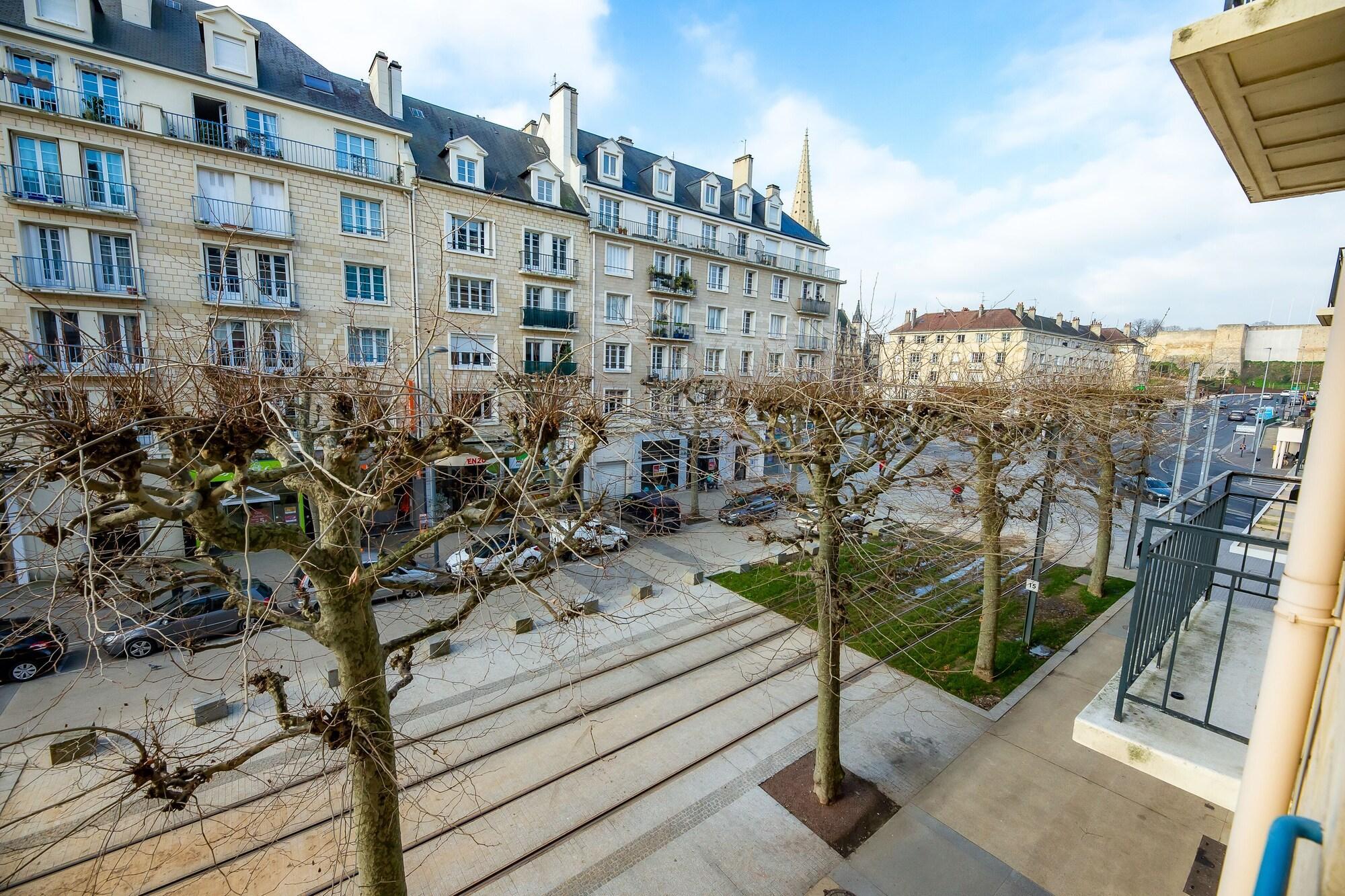 Hotel Du Chateau Caen Bagian luar foto